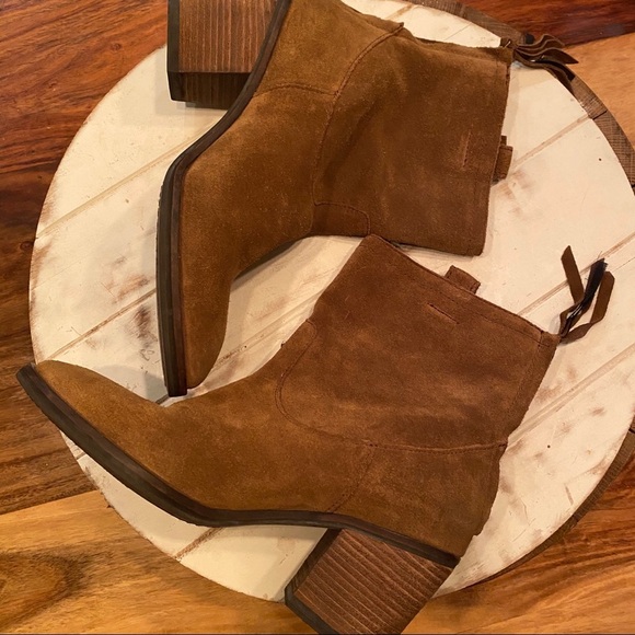 Sam Edelman Farrell suede boots - Picture 1 of 8